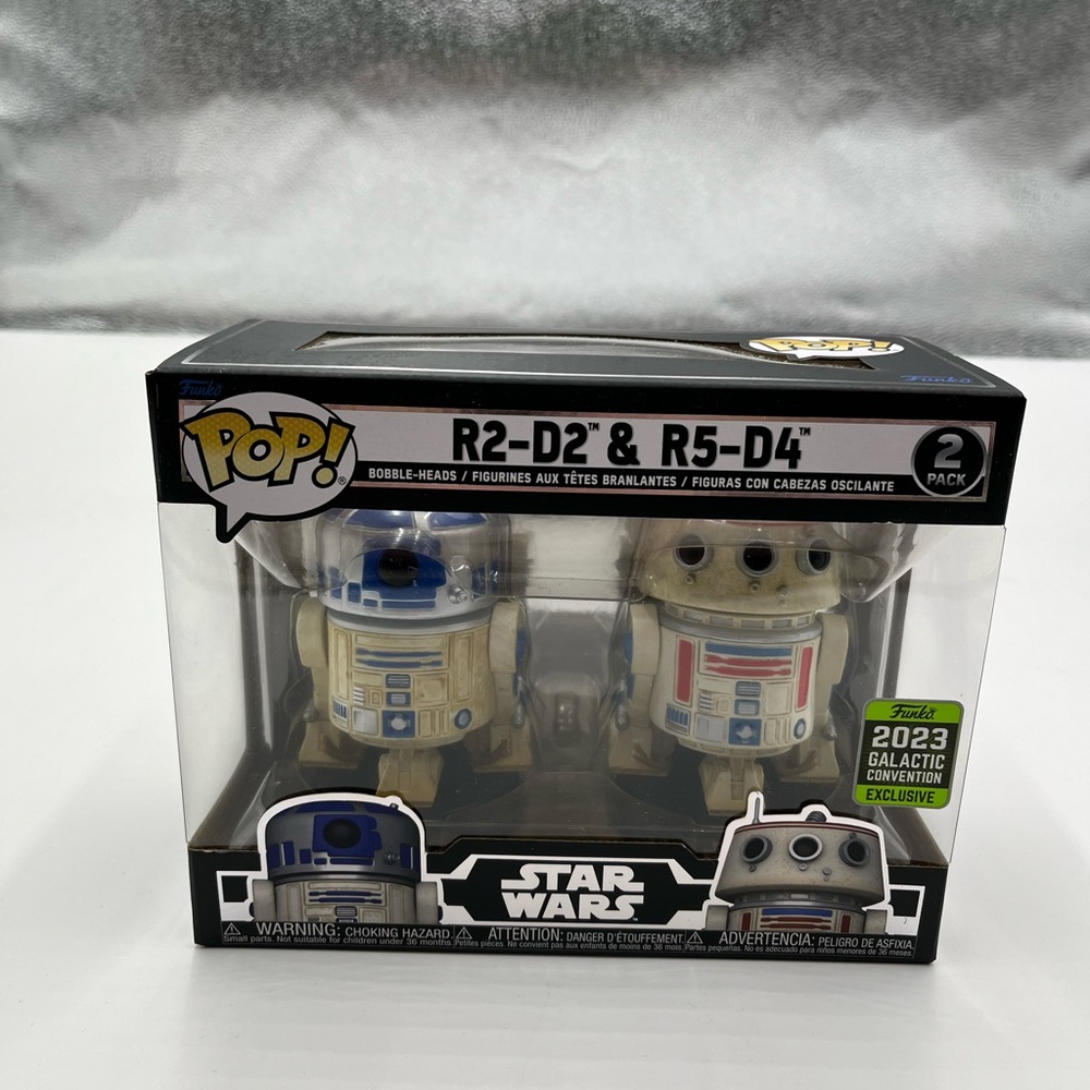 Funko Pop! Vinyl: Star Wars - R2-D2 & R5-D4 Collectible Gift Set New In Box